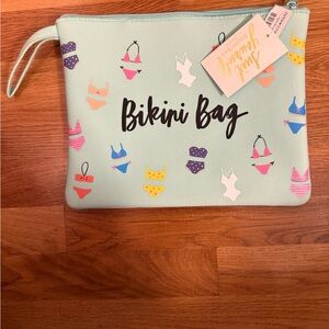 Paper Source Mint Bikini Bag with Colorful Swimsuit Design